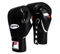 Fighting Sports Fury Professional Lace Training Gloves, Black, 14 oz