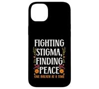 Fighting Stigma Finding Peace Mental Health Awareness Case for iPhone 14 Plus