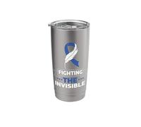 Fighting the Invisible - Ehlers Danlos Syndrome Stainless Steel Insulated Tumbler