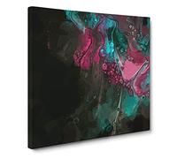 Fighting the Night Canvas Print | Gallery Wrapped 30mm Frame Wall Art | 14x14 inches | Ready to Hang | Abstract Picture | Living Room Bedroom Lounge Office