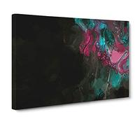 Fighting the Night Canvas Print | Gallery Wrapped 30mm Frame Wall Art | 30x20 inches | Ready to Hang | Abstract Picture | Living Room Bedroom Lounge Office