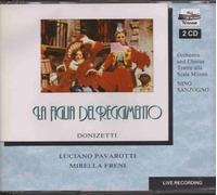 Figlia Del Reggimento by Donizetti, Freni, Pavarotti, Sanzogno (1994-04-20)