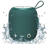 FIGMASU Bluetooth Speaker Portable Speakers Mini Bluetooth 5.0 Dual Pairing Wireless Speakers, 360 HD Surround Sound & Rich Stereo Bass IPX7 Waterproof for Travel, Pool and Outdoor(Green)