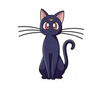 FiGPiN Classic: Sailor Moon - Luna (1304) (Edition Limited to 1000 Pieces)