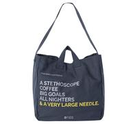 FIGS A Very Large Needle Tote Bag - Super Spacious with Handles and a Crossbody Strap, Dark Harbor, One Size