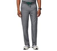 FIGS Axim Cargo Scrub Pants for Men - Classic Fit, Straight Leg, 7 Pockets, 4-Way Stretch, Anti-Wrinkle Men’s Scrub Pants, Graphite, Medium