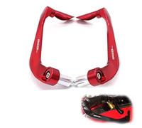 FIGULI Lever Hand Guard For Ducati 959 Panigale 959Panigale 2016 2017 Universal 7/8" 22mm Motorcycle Handlebar Brake Clutch Levers Protector Guard(Black- Silver)