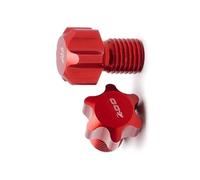 FIGULI Motorbike mirror plugs M10X1.25 Motorcycle CNC Aluminum Rear View Mirror Hole Plug Screw Cap For Kawasaki Z400 Z 400 2018 2019 2020 2021 2022 2023(Black- Silver)