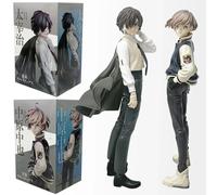 Figura de Anime de 22cm, Bungo Stray Dogs, Osamu Dazai juvenil, Chuuya Nakahara, modelo de PVC, figura de dibujos animados, cole no box