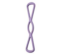Figure 8 Exercise Band, Portable Resistance Trainer, 38×10cm with Non Slip Handle Grips Band for Yoga Pilates Home Fitness Use Full Body Training Equipment for Gym Office Exercise