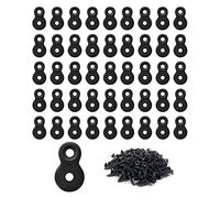 Figure 8 Fastener, Heavy Duty Table Top Fasteners, Desktop Clips Tabletop Connector Bracket (Black) (20) (40)