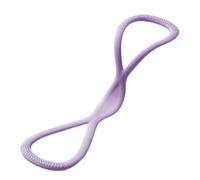 Figure 8 Resistance Band | 8 Shape Silicone Bands for Stretching | Exercise Equipment for Lower Body, Limbs, Chest, Back, Shoulders and Home Yoga