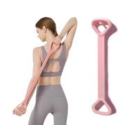 Figure 8 Resistance Band, Elastic Band, Stretch Bands, for Arm,Shoulder, Back,Leg Stretching, Upper Body Workout Equipment, Portable Home Office Elastic Ropes for Yoga, Pilates(Pink)