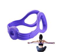 Figure 8 Resistance Band - Female Pilates Trainer, Pulling Rope | Elastic Strength Band for Shoulder, Arm, Back Workouts, Compact Exercise Tool for the ho