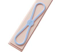 Figure 8 Resistance Band, Silicone Pull Rope for Shoulder Back, Home Fitness Exercise Band, Multiple Tensions(Butterfly Style Starry Blue 25LB)