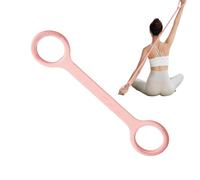 Figure 8 Resistance Bands | Silicone Stretch Strap - 15 Lbs Resistance Band with Handles - for Home Gym Yoga Strength Training Arm Shoulder Back