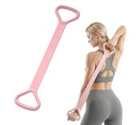 Figure 8 Resistance Bands With Handle, 2026 Upgraded Fitness Stretch Bands For Exercise, Silicone Exercise Bands For Women Men, Resistance Band For Home,Gym,Yoga,Equipment For Pilates (Pink)