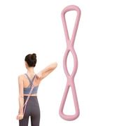 Figure 8 Resistance Bands with Handles, Portable Non-Slip Figure 8 Handle - Muscle Strength Trainer for Arms, for Beginners and Fitness Lovers, Yoga, Home Workout and Gym