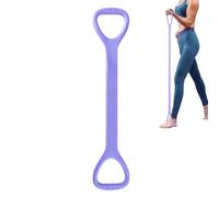 Figure 8 Silicone Resistance Bands, 6.7 x 3.5 Inch Portable Arm Exercise Straps with Ergonomic Handles, High-Elastic Figure-Eight Tension Band for Home Gym Yoga, Pilates, and Upper Body Toning