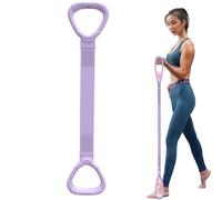 Figure 8 Stretching Band, Fitness Resistance Band Figure 8 - Yoga Elastic Rope, Multifunctional Eight Digit Tension Rope, Beauty Back Stretch Belt with Shoulder Straps