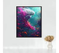 Figure Art Diamond Painting, 5d Diamond Painting Kits for Adults War, Full Drill Crystal Art Kits for Adults Beginners Cross Stitch Embroidery Crafts Pictures for Gifts 12x16in/30x40cm PJY9 A-4