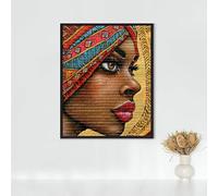 Figure Art Diamond Painting, 5d Diamond Painting Kits for Adults Woman, Full Drill Crystal Art Kits for Adults Beginners Cross Stitch Embroidery Crafts Pictures for Home Decor, Gifts 32x40in PJY9 K-Q