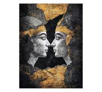 Figure Art Paint by Numbers Kit for Adults Egypt Acrylic Paint by Numbers 28 x 20 Inch Canvas Painting Craft Kits for Kids Wall Decor, Canvas Wall Art Painting for Home Decor Gifts for Women JLYH-6075