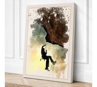 Figure Beneath the Cloud Canvas Wall Art Print 30x20 Inch (76 x 51 cm)