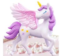 Figure Cake Topper - Horse Decoration With Wings, Miniature Figurines | Pegasus Creative Fantasy Landscape, Indoor & Indoor Party Pastry Decoration Accessories