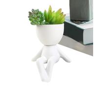 Figure Flower Vase - Human Body Shaped Pots - Creative Table Top Display Flowerpot Vase, Plant Pot Ornaments for Modern Table Shelf Decor Aesthetic