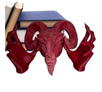 Figure for Baphomet Statue, Baphomet Statue, Resin Baphomet Head and Hands Figure for Wall | Scary Demon Statue for Basement, Hallway, Foyer, Dining Room, Art Decoration