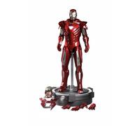 Figure Hot Toys MMS213 - Marvel Comics - Iron Man 3 - Iron Man Silver Centurion Mark 33 Deluxe Version