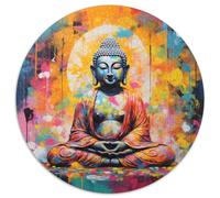 Figure of The Buddha,Temple Jigsaw Puzzles Puzzle for Adults Kids. 1000 Piece Great Gifts Challenge Toy Educational Game Home Decoration for Educational Games Gifts 1000pcs (67.5x67.5cm)