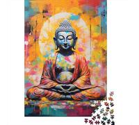Figure of The Buddha,Temple Jigsaw Puzzles Puzzle for Adults Kids. 1000 Piece Impossible Challenge Toy Educational Game Home Decoration for Adults& Kids Age 14 Years Up 1000pcs (75x50cm)