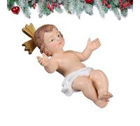 Figure Of The Child Jesus In The Nativity Scene, Resin Christmas Nativity Figures | Child Jesus In A Nativity Scene Ornament For Religious Birth Scene, Christmas Decoration | For Christmas