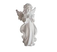 Figure Ornaments Resin Sculpture Desktop Decorative Angel Cute European Style Vintage Portable Middle Finger (WH2, 小天使14x7cm)