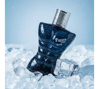 Figure Out Blue Men's Perfume 100ml EDT Spray - Long Lasting Masculine Fragrance For Men with Saffron, Amber & Musk - Premium Men's Cologne & Aftershave Gift for Him, Luxury Scent by Saffron London