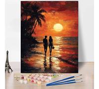 Figure Paint by Numbers for Adults, DIY Paint by Numbers Abstract, Canvas Oil Painting Kit with 3 Paintbrushes, Acrylic Pigment Drawing Paintwork for Gifts for Women 16x24 inch Without Frame -XY868
