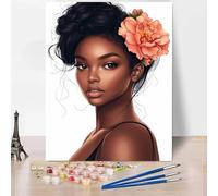 Figure Paint by Numbers for Adults, DIY Paint by Numbers Portraiture, Canvas Oil Painting Kit With 3 Paintbrushes, Acrylic Pigment Drawing Paintwork for Gifts for Women 40x53 inch Without Frame -XY634