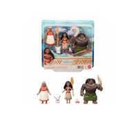 Figure Set - Disney - Moana with Maui and Gramma Tala - 3 mini-dolls 8 cm - From 3 years old