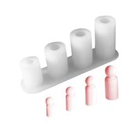 Figure Silicone Mold 4 - Versatile High-Performance Stylish Compact Cavity Plaster 3D Cake, Functional, Decorating Cupcake Topper Clay, Decor | Cake Decorating Cupcake Topper Clay Decor