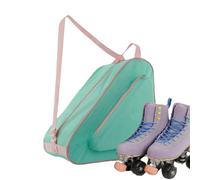 Figure Skate Bag - Waterproof Adjustable Straps Carrier, Spacious Ice Skate Gear Organizer, Storage Function for Training Travel Outdoor Rink, Sports Equipment Bag, Multi Color