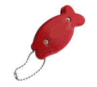 Figure Skate Blade Sharpener 80/100 Grit Dual Sided Portable Adjustable Width 3-4 mm Compatible with Ice Hockey Skates Speed Skates for Quick Edge Grinding Fine Polishing(Red)