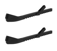 Figure Skate Protectors Black Rubber Ice Skate Shoe Covers for Coaches | Waterproof Non-slip Bottom Design, Travel Friendly Blade Guards, Suitable for Locker Rooms and Bench Walking