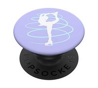 Figure Skater Girl Like Normal Only Cooler Ice Skating Meme PopSockets Swappable PopGrip