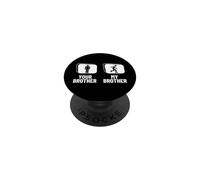 Figure Skater Your Brother My Brother Funny Ice Skating PopSockets Adhesive PopGrip