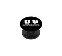 Figure Skater Your Daughter My Daughter Funny Ice Skating PopSockets Adhesive PopGrip