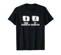 Figure Skater Your Daughter My Daughter Funny Ice Skating T-Shirt