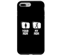 Figure Skater Your Mom My Mom Son Daughter Funny Ice Skating Case for iPhone 7 Plus/8 Plus