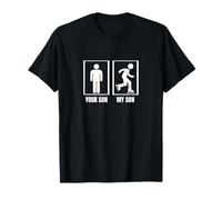 Figure Skater Your Son My Son Dad Mom Funny Ice Skating T-Shirt